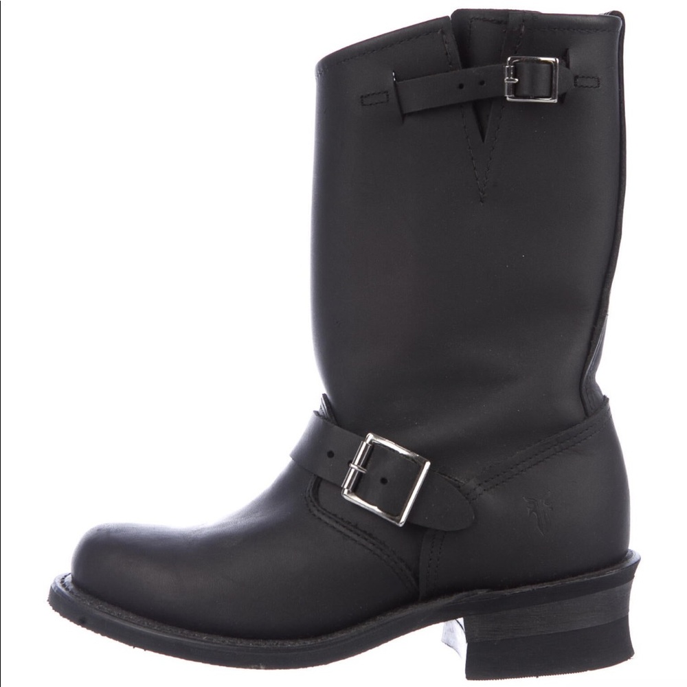 Frye rubber Moto boots